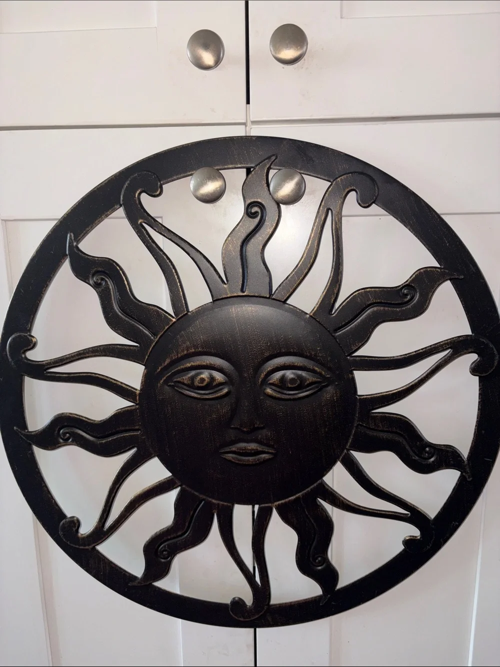 Decorative Black Sun Wall Art - Home Wall Decor New 18’18